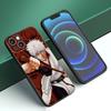 Anime Gin Tama Phone Case For Apple iPhone 12 13 Mini 11 14 15 Pro Max 7 8 Plus X XR XS SE 2020 2022 Black Silicone Case
