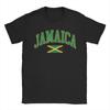 Jamaica Flag Jamaican Pure Cotton T Shirt For Men Summer  Y2K Retro TShirts O Neck Hipster Tees Big Size Loose Tops