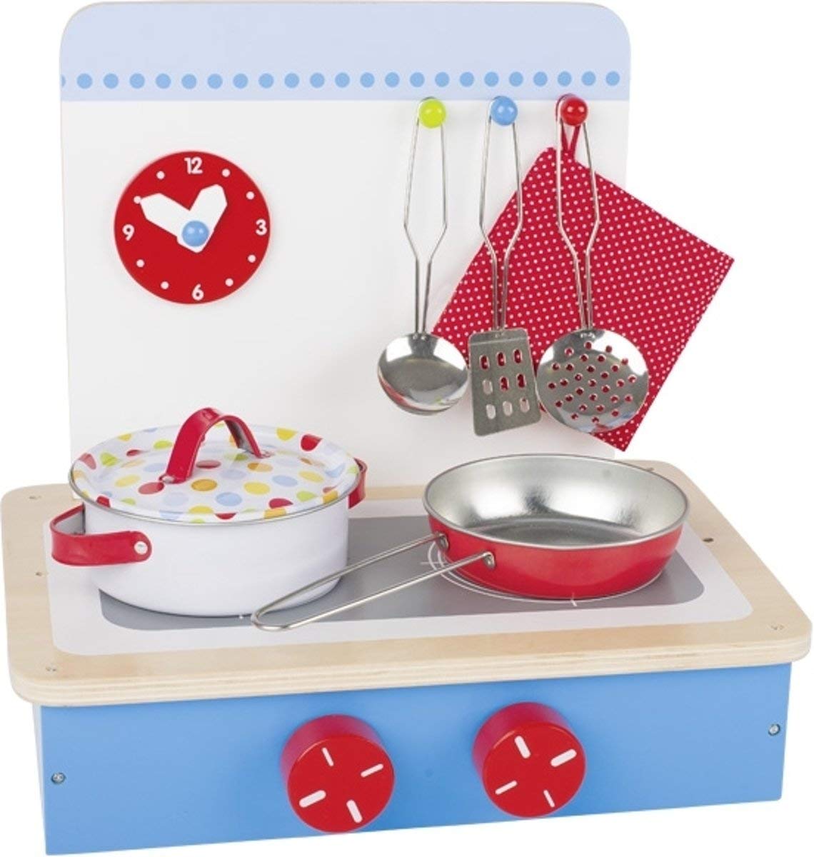 

goki play kitchen set wooden stainless steel Goki Kitchen Tabletop