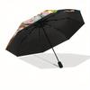 Princesses, Disney Automatic Opening and Closing Umbrella, Compact Travel Umbrella, Lightweight and Portable, Suitable for Beach Commuting B