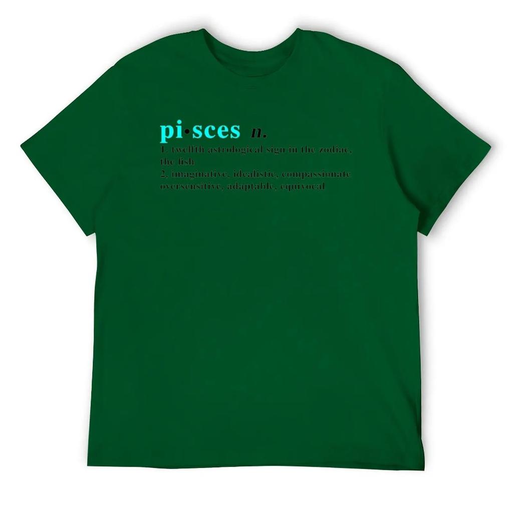 Pisces Twelve Constellation (3) Harajuku T-shirt Motion Top Tee Novelty Casual Leisure Eur Size