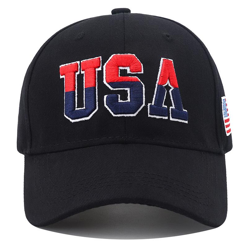 2023 New America Flag Embroidery Baseball Cap for Men Women Cotton Snapback Hat Unisex Hip Hop USA Caps for Man Gorras Hombre