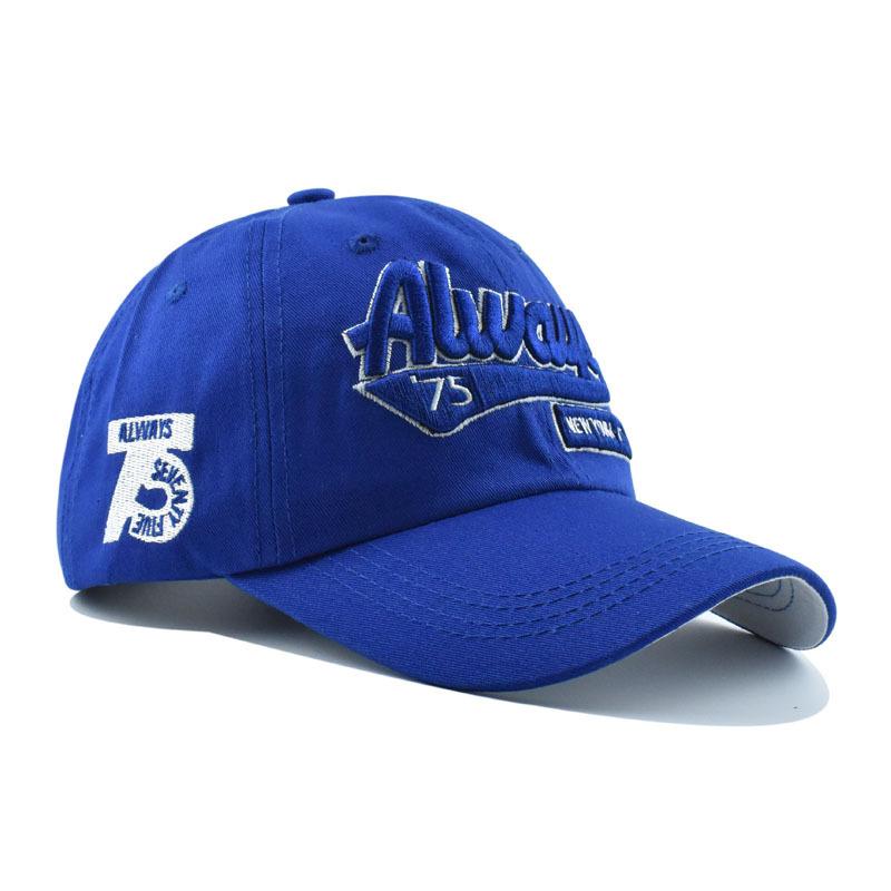2026 Spring/Summer Unisex Cotton Baseball Cap Vintage Washed with Alphabet ALWAYS Embroidery - Hip-Hop Inspired Snapback Design
