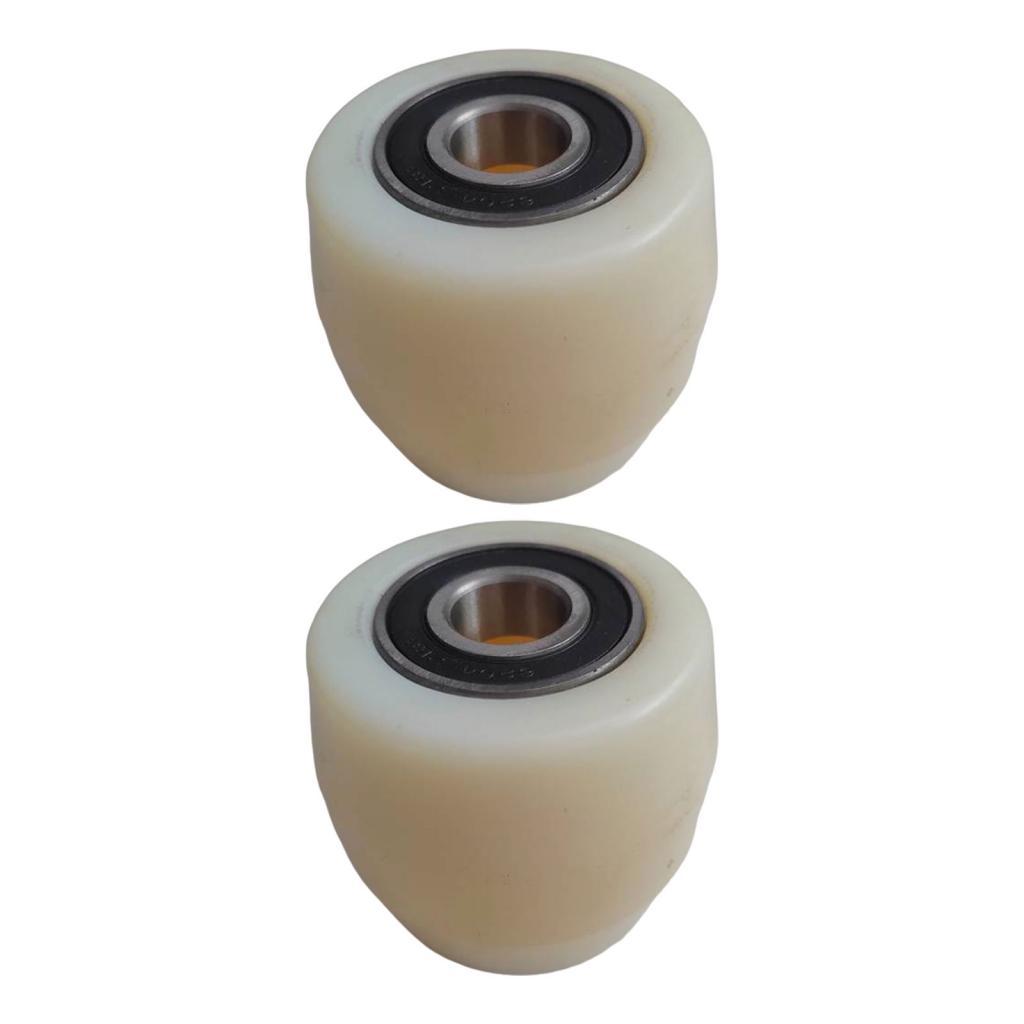 2Pcs Forklift Casters with Bearings Wheel 80mmx70mm Professional Forklift Wheel