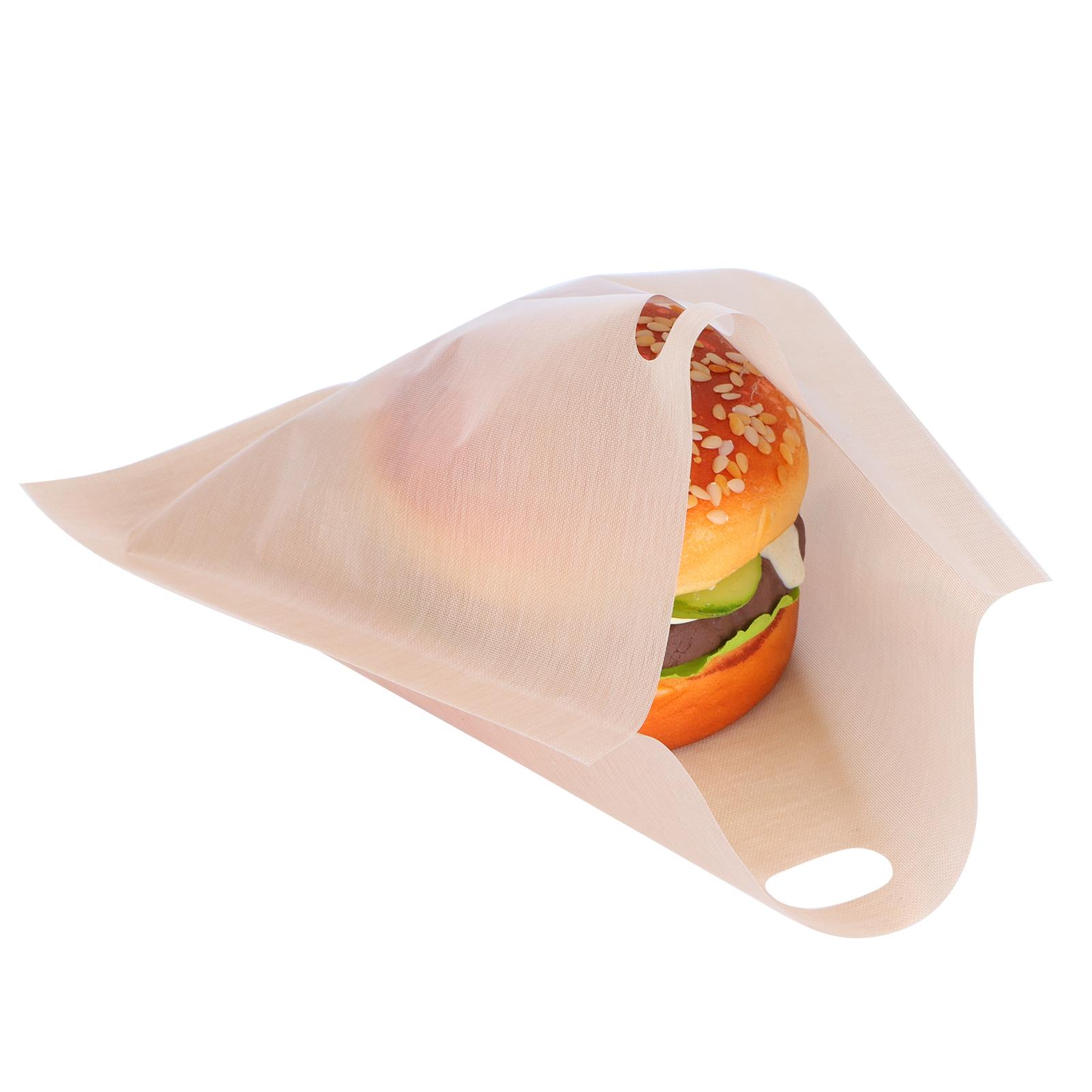 

5Pcs NonStick Microwave Oven Toast Bag Food Grade Reusable Barbecue Bag for Barbecue Baking Type 1