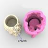 Decorative Silicone Planter Mold Creative Gardening Tool For Handmade Cement Pots Resin Casting And Crafting Projects