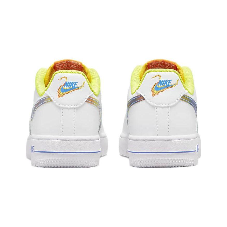 Nike Force 1 LV8 PS White Multi Kids Sneakers Multi-Color Medium-Blue DQ7768-100