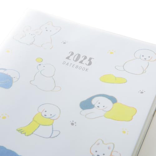 Midori Pocket Diary, 2025, B6, Weekly Dog Pattern, 22308006 (Begins January 2025)