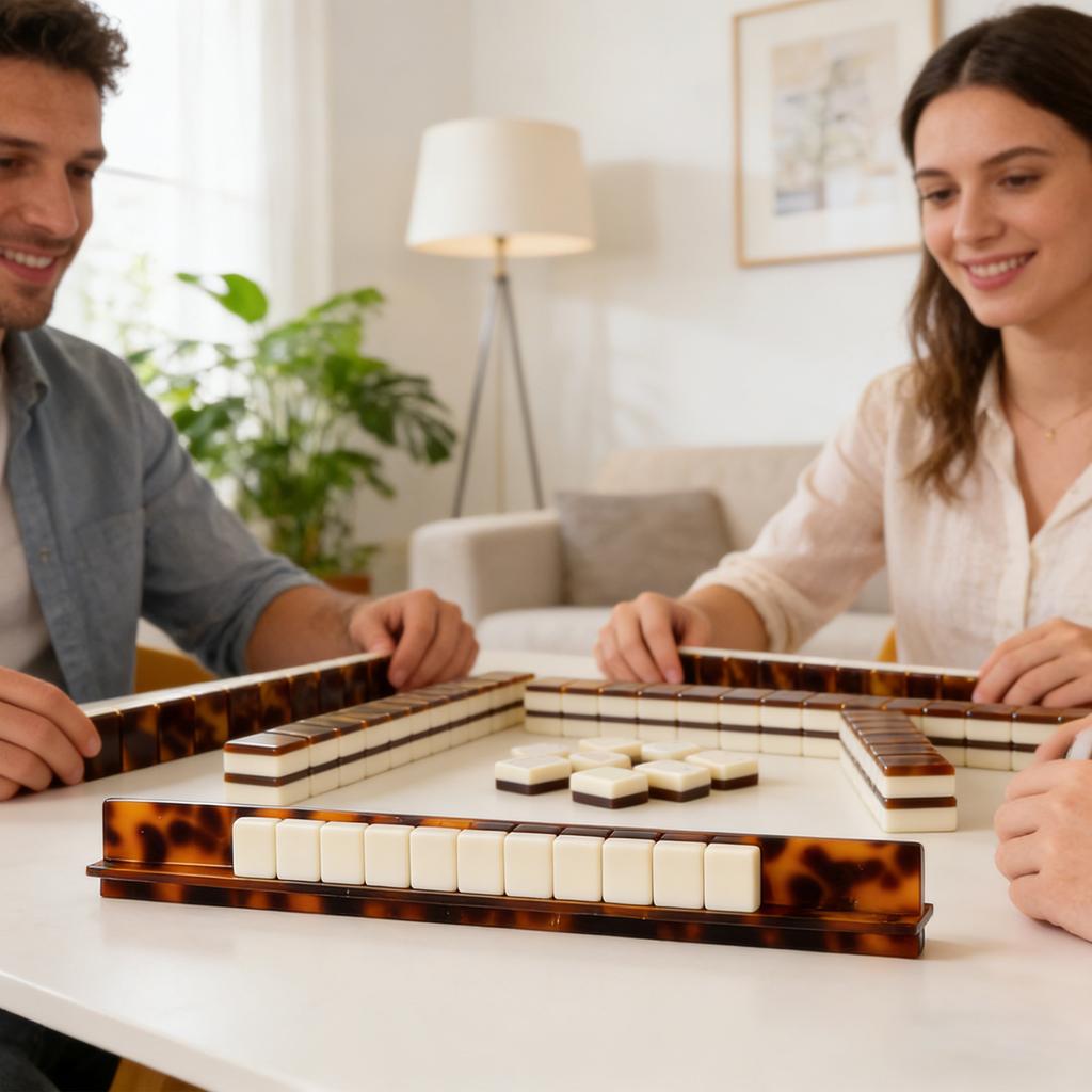 Tortoiseshell Mahjong Stand, Tortoiseshell Acrylic Mahjong Stand Set, Tortoiseshell Mahjong Stand