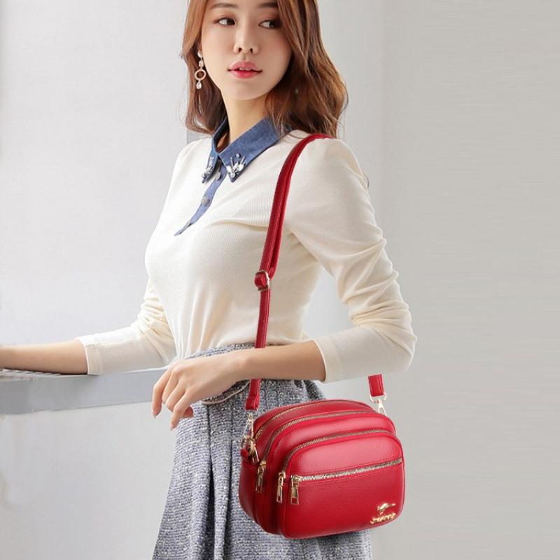 Borsa a Mano da Donna Nuova Versatile a Strati Singola Spalla Borsa a Tracolla con Tasche Multiple per Madri Per Raccogliere Portafogli