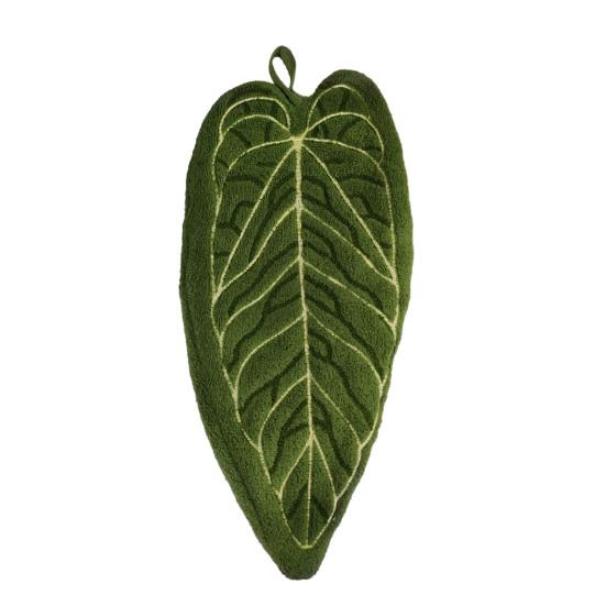 Leaf Shape Hand Towel Double-Sided Hanging Towel Lint-free Absorbent Leaf Towel