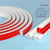 1/2/3/5meter Soft PVC Wire Cover Self-Adhesive Cable Management Protector Cord Hider  Wall Mounting
