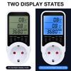 Digital Voltage Wattmeter Power Meter Socket Watt Energy kWh Consumption Analyzer Monitors Measuring Outlet Electricity Socket