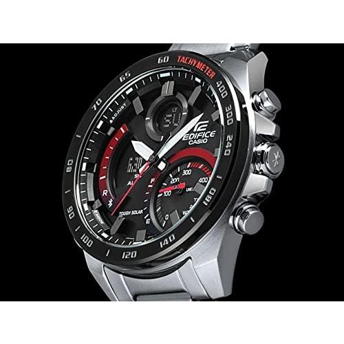 EDIFICE CASIO Casio Bluetooth Smartphone Linked Tough Solar ECB-900DB-1A Chronograph Calendar Analog Digital Black Red Business Watch Sports Watch Sta