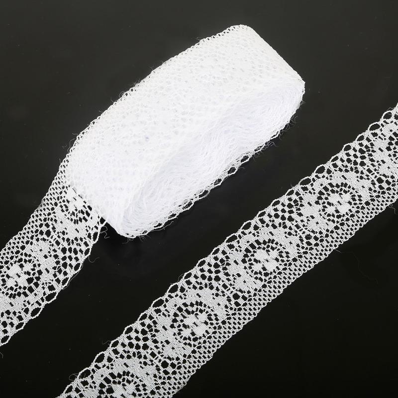 10Yard/lot Lace Trim Ribbon 4cm Rustic Wedding Decoration Handcrafted Embroidered Party Clothes Dress Decoraiton