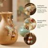 Butterfly Pendant Tassels Necklace Ethnic Style Embroidered Pendant Necklace  Ethnic Fashion