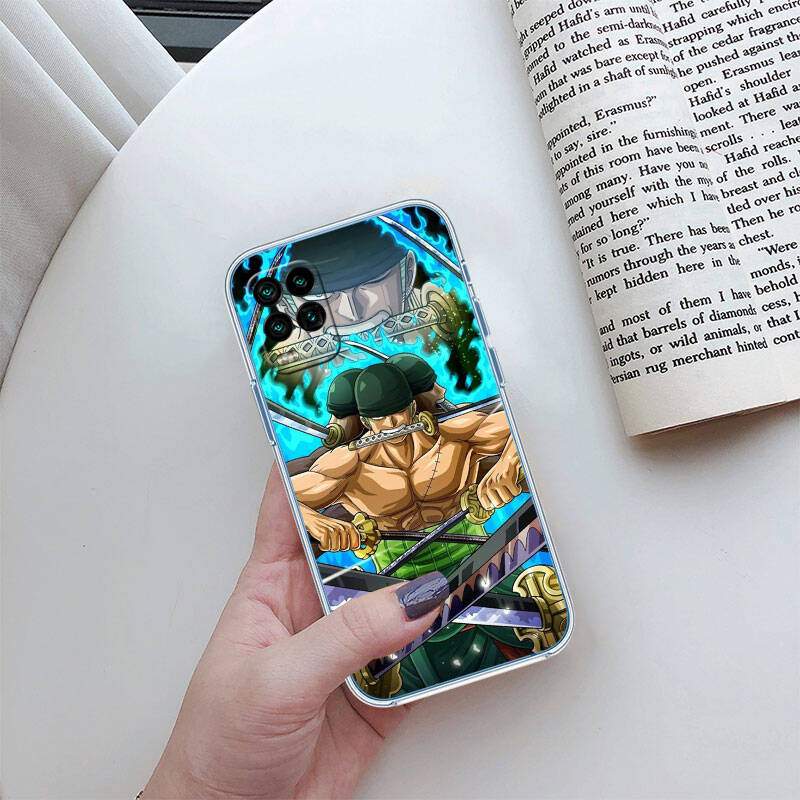 MH125 One Piece Zoro Case for Motorola E7 G6 G7 G8 G9 Plus Power Play G10 G20 G04 E30 E40 E22 E20 E13 E15 G22 G23 G05 G75 G35 G55