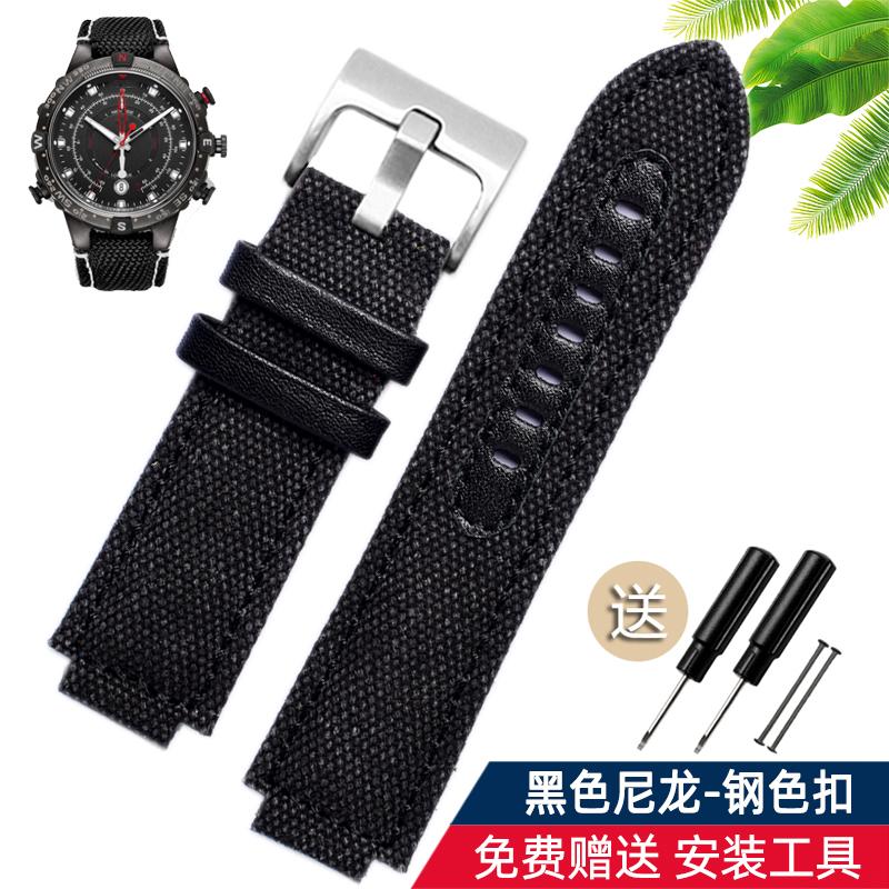 

Для часов TIMEX Замшевый Кожаный Нейлоновый Ремешок T2N739 T2N720 T2N721 TW2T76300 Водонепроницаемый Наручный Ремешок Браслет 24x16мм 24mmx16mm
