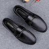Fashion New Trend Men's Dress Shoes Hot Sale Male Loafers Genuine Leather Casual Footwear Slip on Driving Shoes Leisure Walk Moccasins