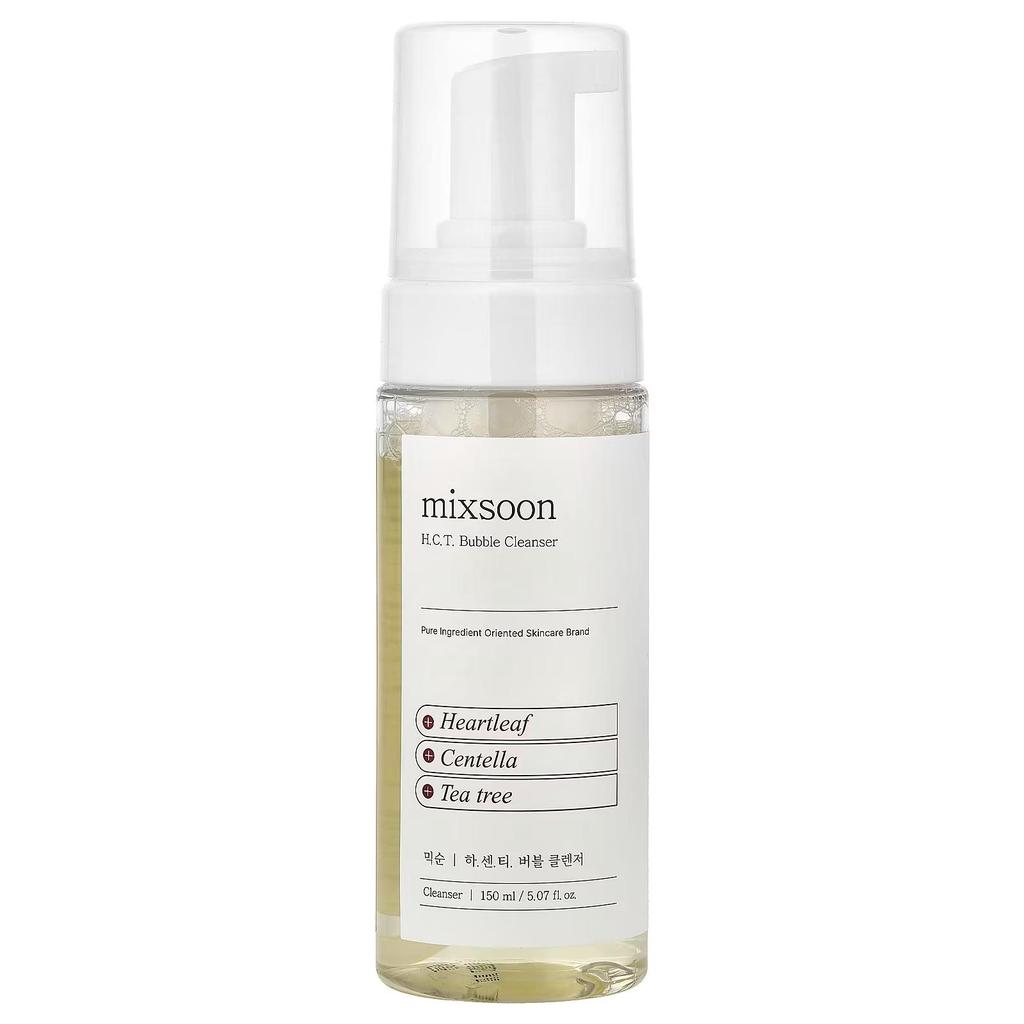 mixsoon H.C.T. Bubble Cleanser - Soothing Acne Care Foam for Sensitive Skin 150ml