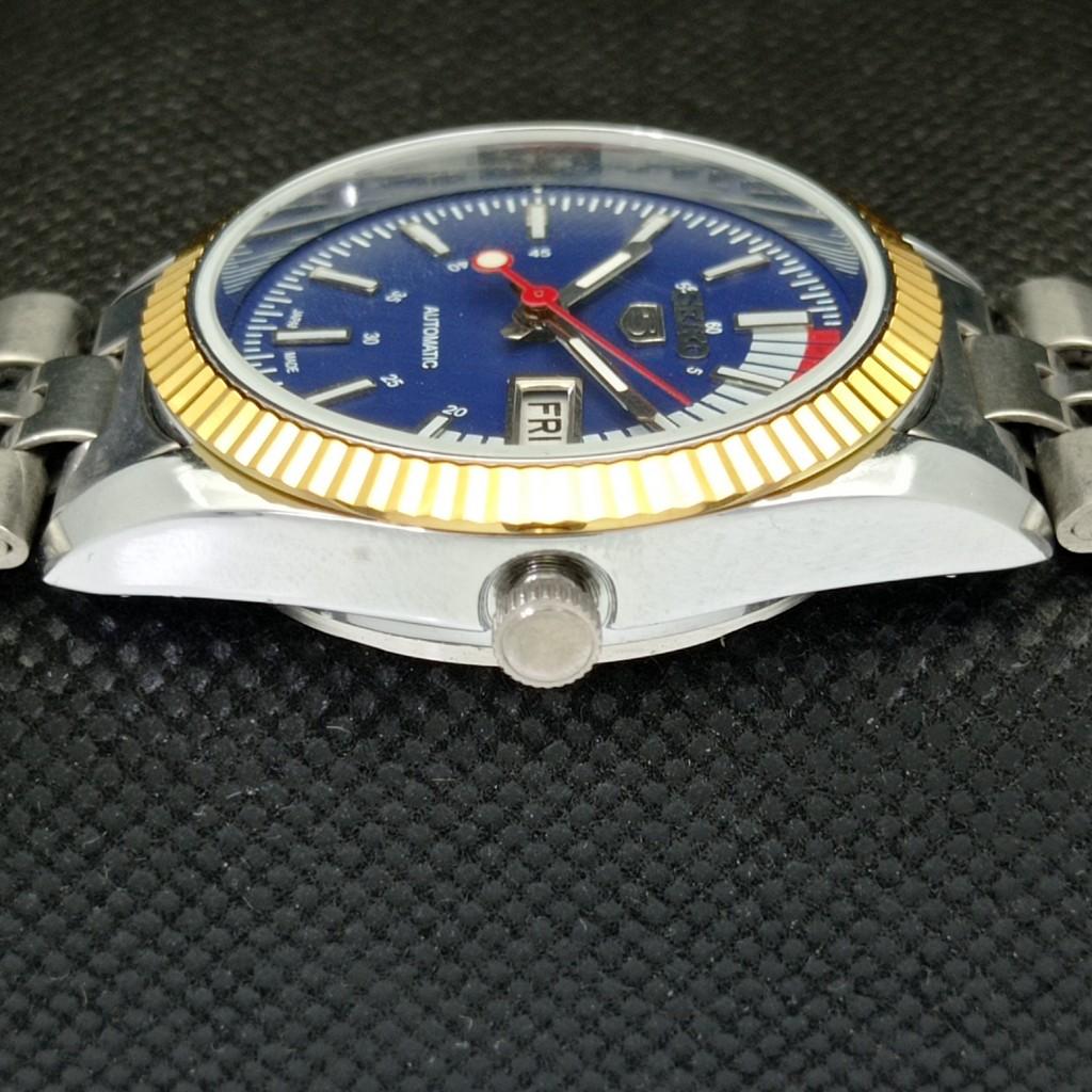 USED SEIKO 5 AUTOMATIC JAPAN MENS RARE GOLDEN MOVEMENT WATCH 575b-a305109-2 SKU575b-a305109