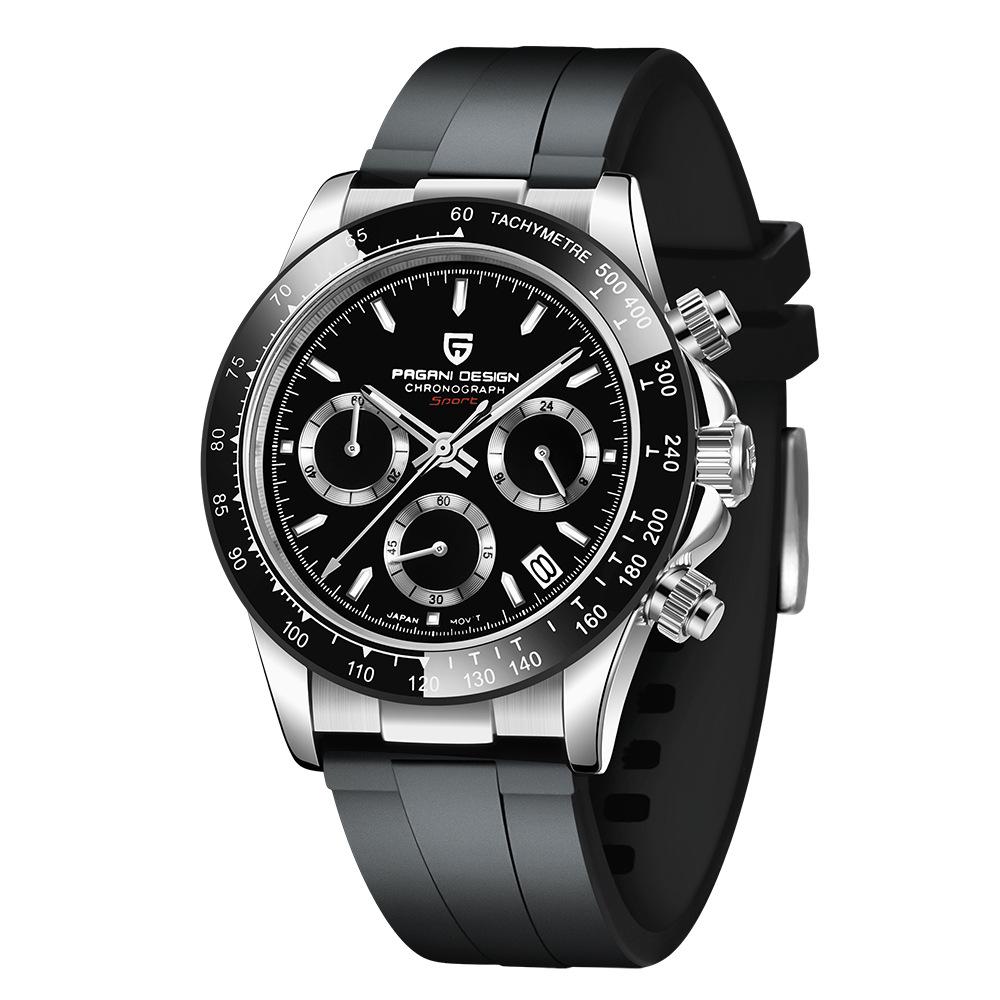 Pagani Design New TOP Brand Luxury Men's Watch with Box Multi-functional 100m Waterproof Fashion Luminous Men's Quartz Watches