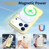 For iPhone 17 Pro Case Compatible with MagSafe Kickstand PC+Silicone Phone Cover