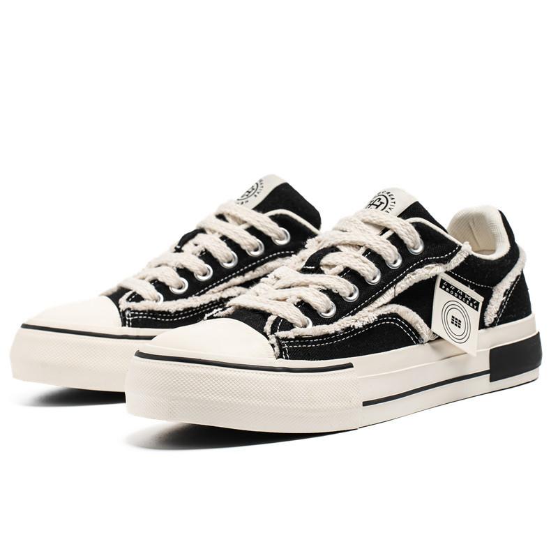 

Four seasons fashion trend outer wear low-top board shoes retro style student casual shoes Korean version men s canvas shoes 39