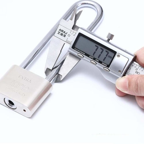 Tumecos U-Lock, Padlock, Bicycle Lock, Alloy Steel, with 4 Keys, Cut-Resistant, Waterproof, Rust-Resistant, Anti-Theft, Suitable for Home, School, Off