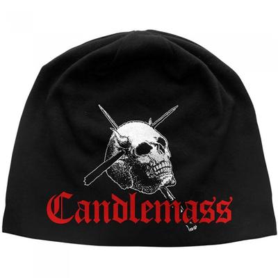 Candlemass Berretto Unisex Adulto Teschio e Logo