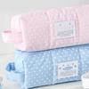 Dotted Print Pencil Bag High Capacity Cloth Pencil Case Multi Compartments Zippered Pen Storage Bag for Student Teen