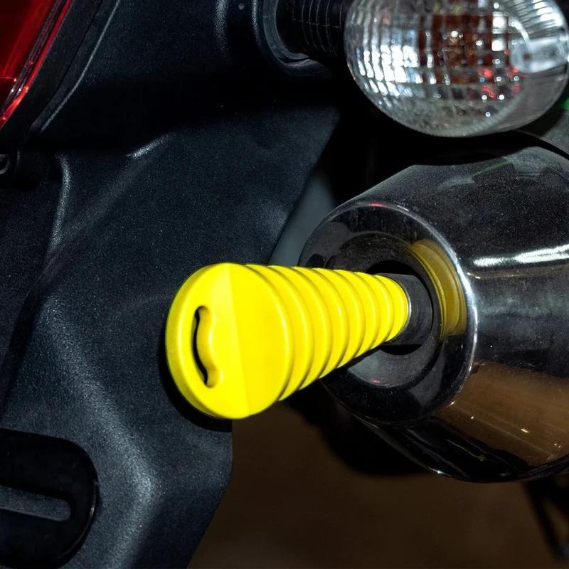 1PCS Motorbike exhaust plugs Muffler cleaning Pipe protectors Motocross tailpipes Rubber exhaust valves Mobile exhaust silencers
