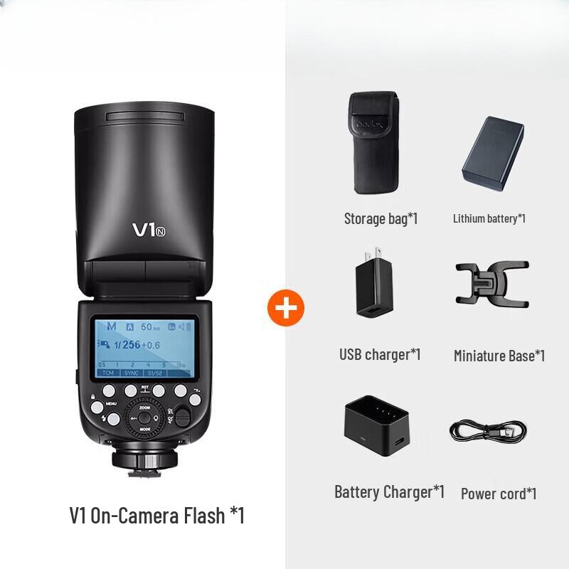 Godox V1 Round Head TTL Li-ion Camera Flash