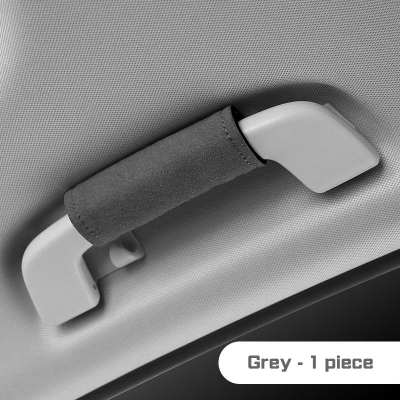 Car Handle Protection Case Suede Cover For BMW E38 E46 F15 E90 E92 E87 G20 G30 1 3 5 7 X1 Car Roof Armrest Inner Door Pull Cover