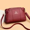 Mäkká pravá kožená taška cez rameno pre ženy Crossbody tašky Ležérne dámske kabelky Messenger taška