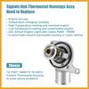 Kühlmittelthermostatgehäuse Wassereinlassbaugruppe 15-11057 12600172 15-10412 für Chevy Silverado Suburban für Cadillac Escalade für GMC Sierra