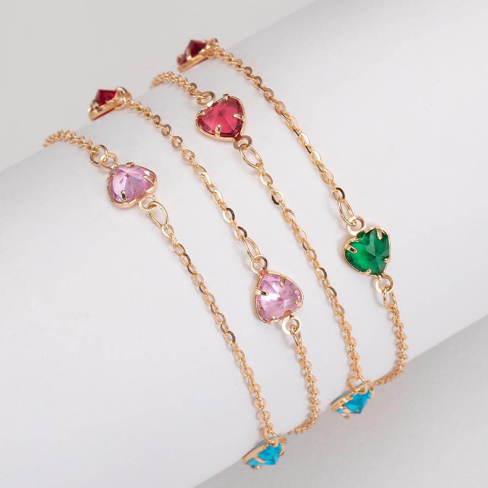 1Meter Crystal Glass Bead Copper Chains for Bracelet Necklace Jewelry Making DIY Colorful Charms Bohamian Handmade Accessories