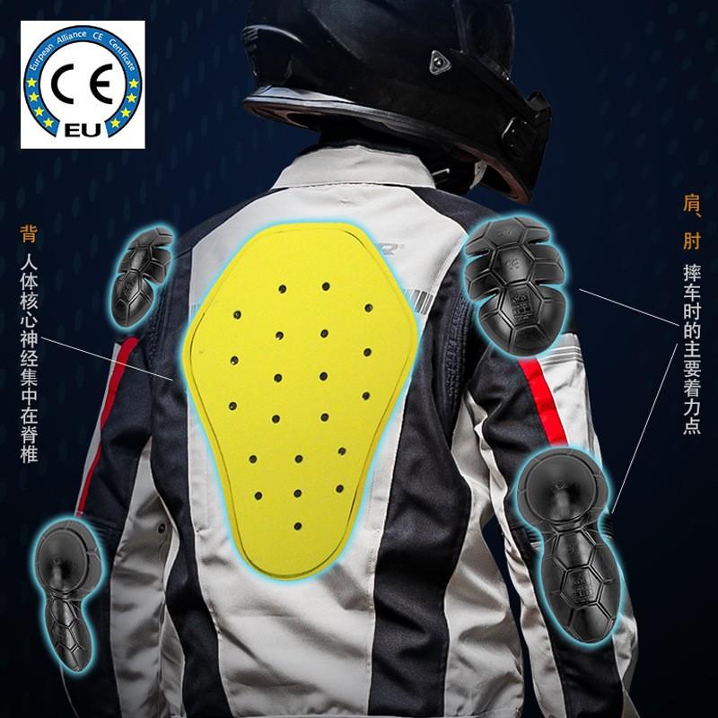 Motorcycle Riding Jacket Pants Set With Built-in Armor Breathable Stretchable Protective Gear