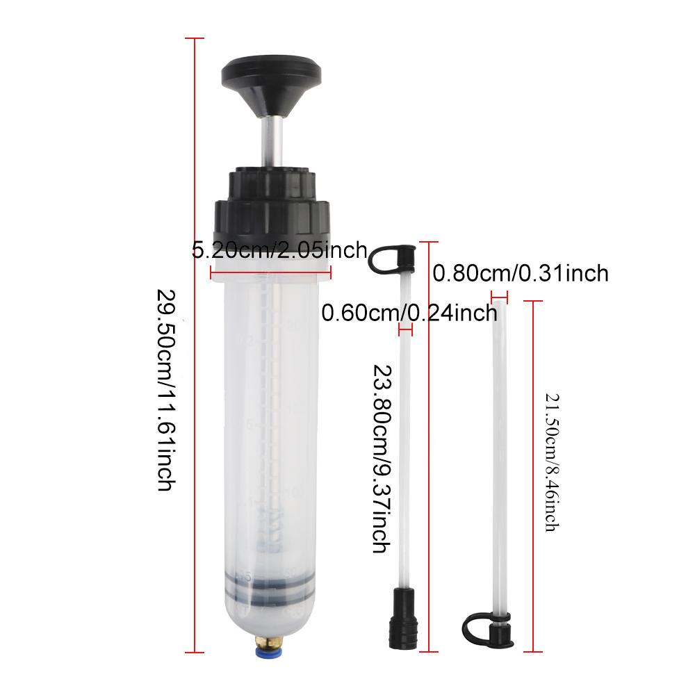 Car Accessories 200cc Car Oil Fluid Extractor Manual Oil Fluid Transfer Pump Filling Syringe Delivery Bottle