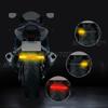 12V Motorcycle Safety 32LED Strip Light Running Rear Brake Turn Signal Flexible Motorcycle Signal Lamp