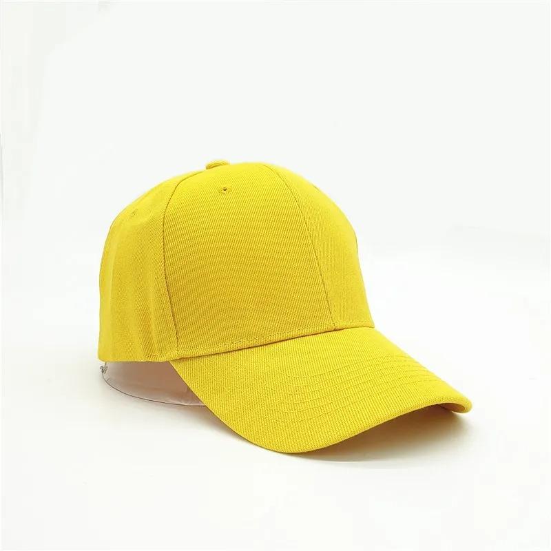 Summer Solid Color Women Sport Baseball Cap Adjustable Unisex Baseball Caps Family Baseball Sun Hats Hip-hop Hat Wholesale Caps