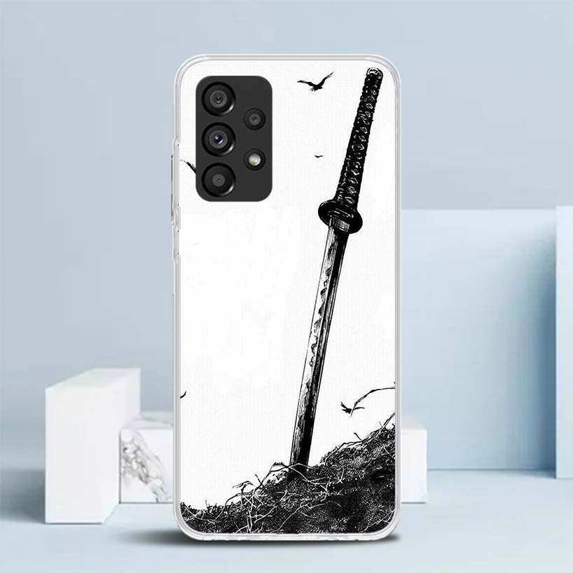 Rurouni Kenshin Anime für Samsung Galaxy A17 A37 A57 A16 A26 A36 A56 A15 A14 A55 Handyhülle A13 A53 A25 A35 A24 A34 A23 A33 Gala