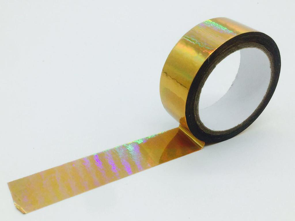 Reflective Colorful Laser Tape for Stationery, Books, Desks, Chairs, and Gift Wrapping Decorations