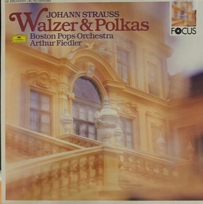 LP Record JOHANN STRAUSS JR. - BOSTON POPS OR - Walzer & Polkas 4230081 Deutsche Grammo 1987 Germany Classical Used