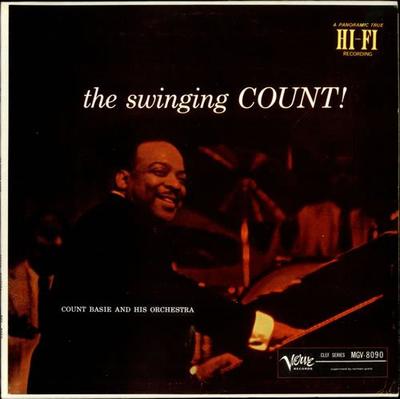 LP Record COUNT BASIE SEXTET - The Swinging Count MGV8090 Verve Records US Jazz Used