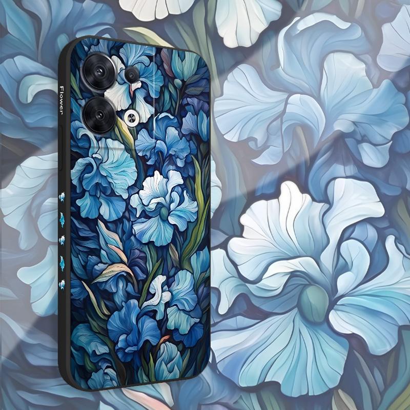 Orchis Orris Phone Case For OPPO Reno 12 11 12F 11F 10 8 8T 8Z 7 7Z 6 5 Pro 4G 5G Pro Plus Liquid Silicone Cover