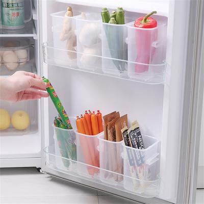 Küche Obst Gemüse Lebensmittel Lagerung Box Kühlschrank Klassifizierung Organizer Rack Regal Halter Kühlschrank Spezielle Für Seite Tür