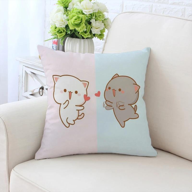 Drăguț ursuleț de desene animate față de pernă auto ornamente birou sufragerie canapea casă față de pernă