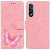 For OnePlus Nord 5 5G Stand Case PU Leather Phone Cover Butterfly Printed