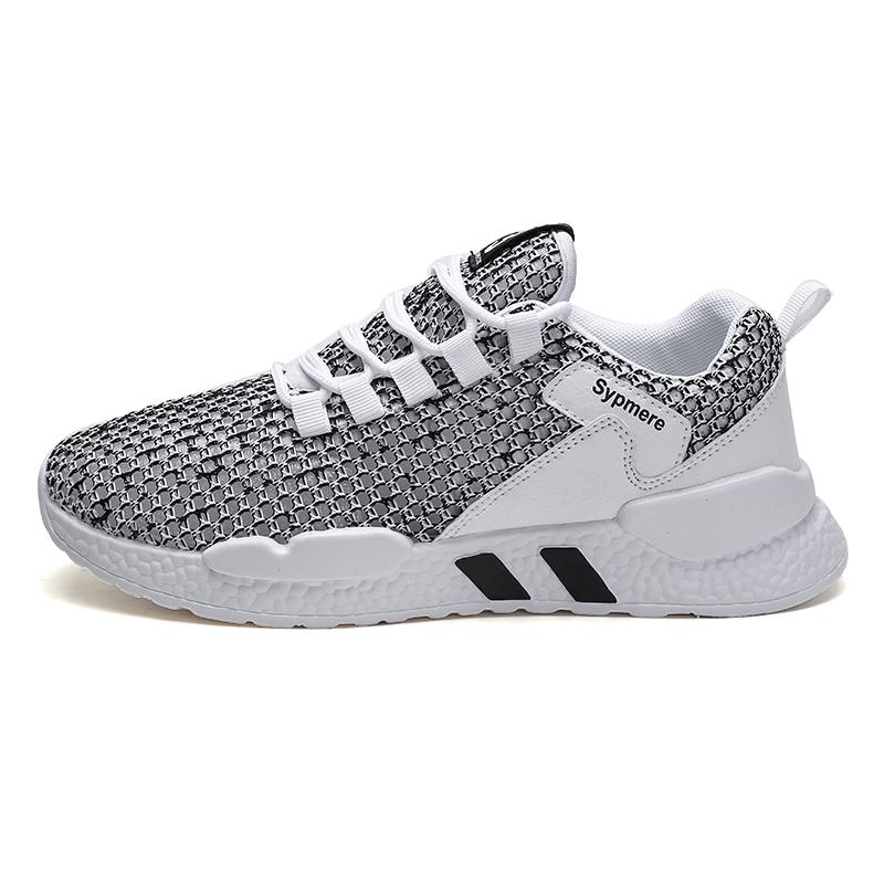 Fashion Casual Men Shoes Summer Hollow Sports Sneakers Ultra-Light Men Outdoor Mesh Breathable Jogging Sneakers Large Size#45 38